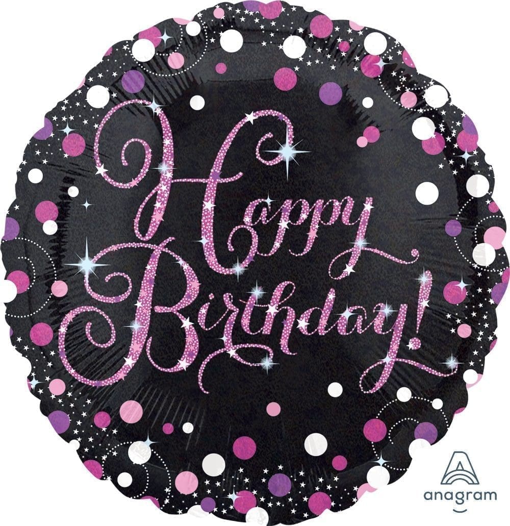 Pink Hetty Hoover 18" Foil Balloon – TV Character Round Helium Balloon For Birthday Party