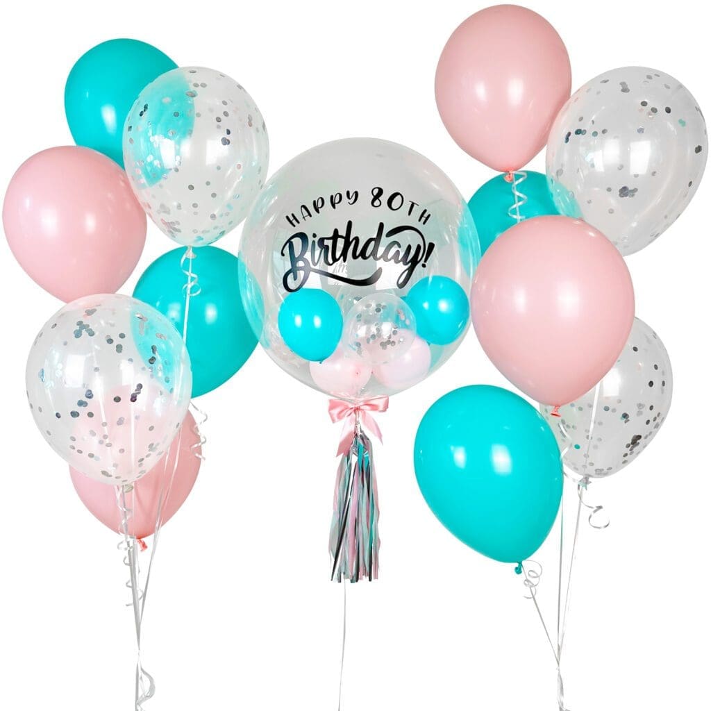 Ultimate Joy Helium Bubble Balloon Bouquet . Delivery today.